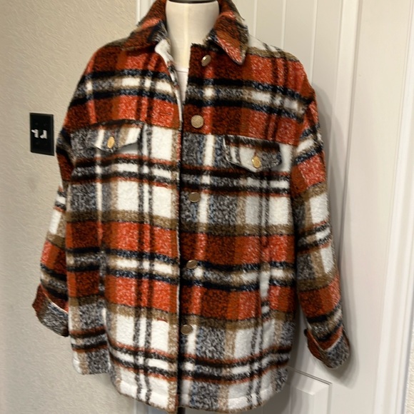 Zara plaid jacket NWT - Picture 4 of 7